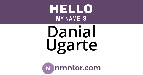 Danial Ugarte