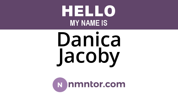 Danica Jacoby