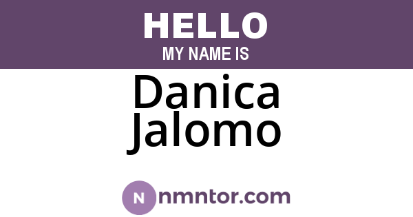 Danica Jalomo
