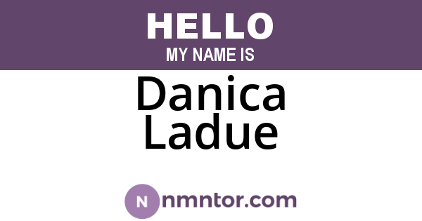 Danica Ladue