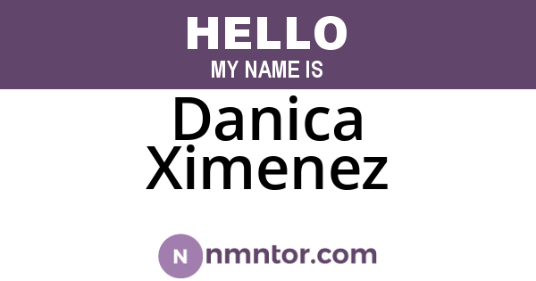 Danica Ximenez