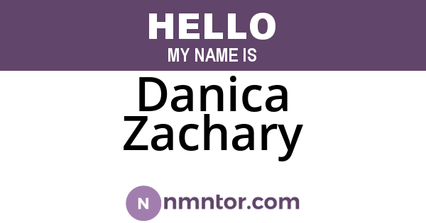 Danica Zachary