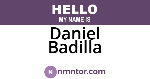 Daniel Badilla