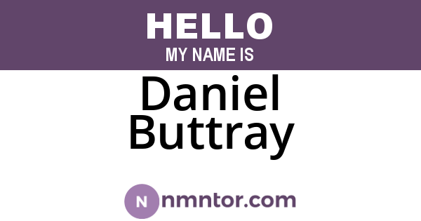 Daniel Buttray