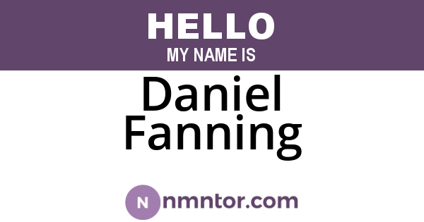 Daniel Fanning