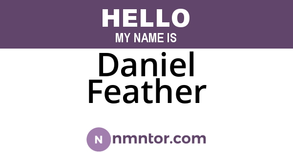 Daniel Feather