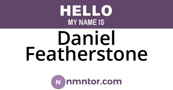 Daniel Featherstone