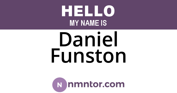 Daniel Funston
