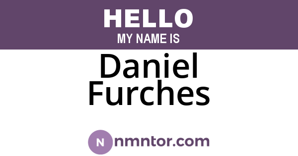 Daniel Furches
