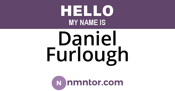 Daniel Furlough
