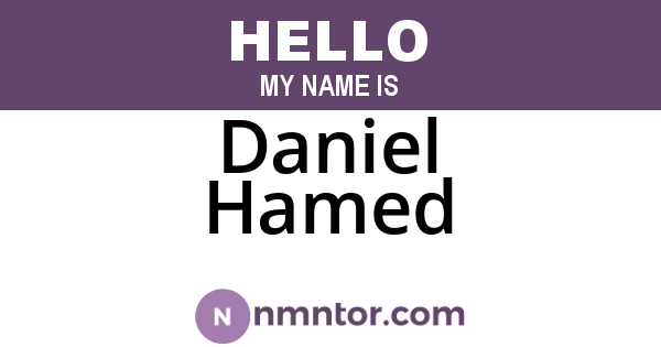 Daniel Hamed