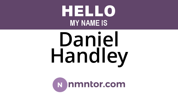 Daniel Handley