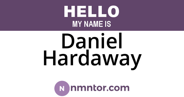 Daniel Hardaway