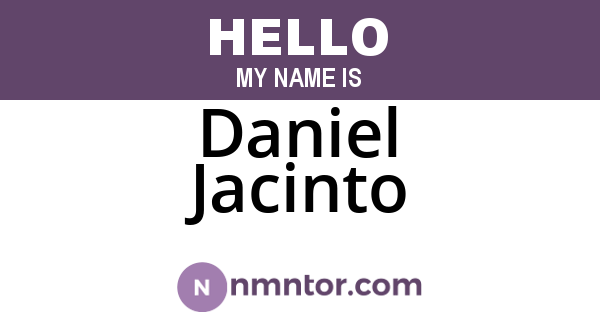 Daniel Jacinto