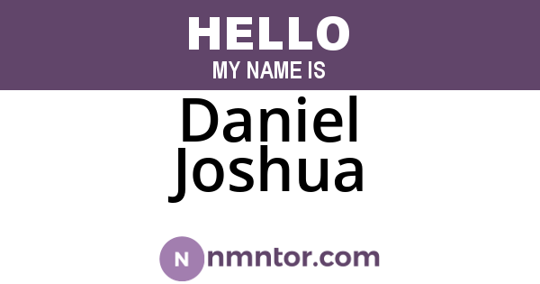 Daniel Joshua