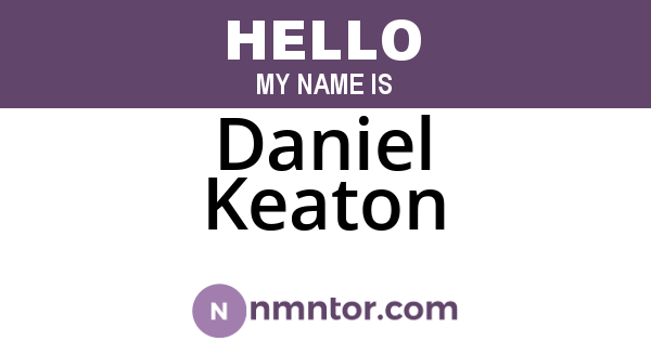 Daniel Keaton