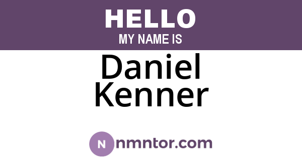 Daniel Kenner