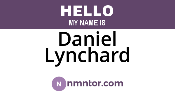 Daniel Lynchard