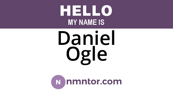 Daniel Ogle