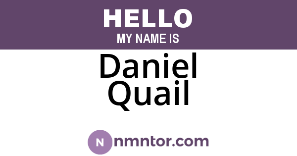 Daniel Quail