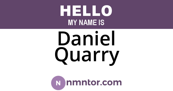 Daniel Quarry