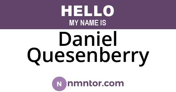 Daniel Quesenberry