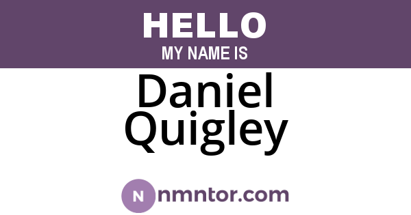 Daniel Quigley