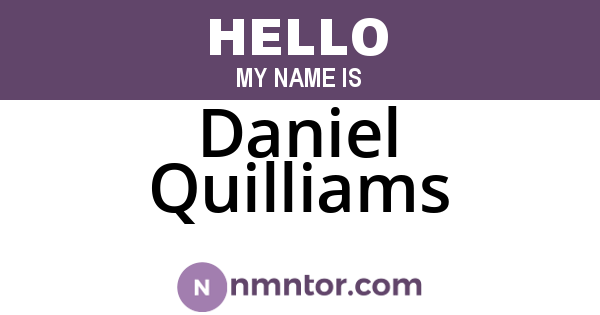 Daniel Quilliams