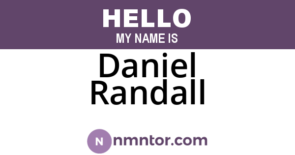 Daniel Randall