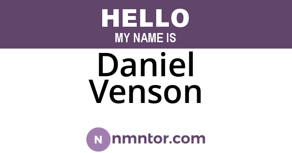 Daniel Venson