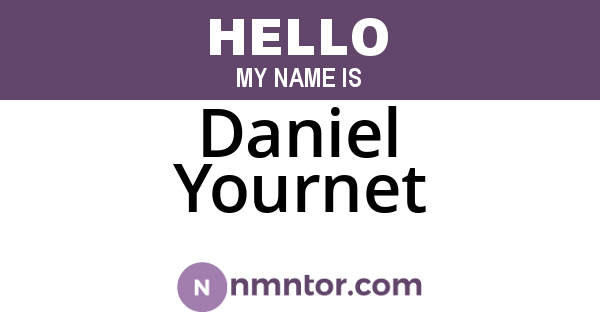 Daniel Yournet