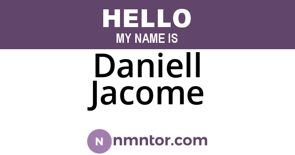 Daniell Jacome