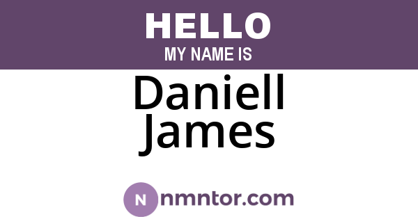 Daniell James