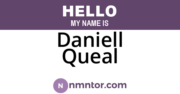 Daniell Queal