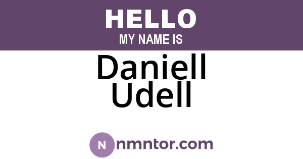 Daniell Udell