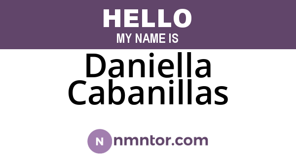 Daniella Cabanillas