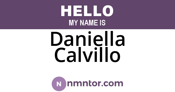 Daniella Calvillo