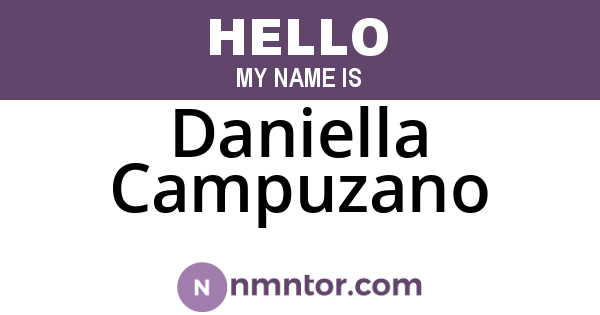 Daniella Campuzano
