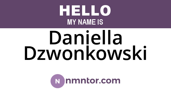 Daniella Dzwonkowski