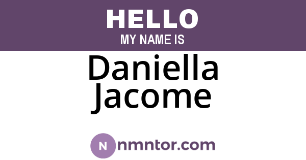 Daniella Jacome