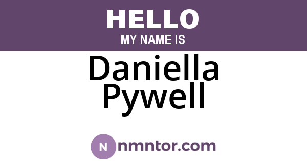 Daniella Pywell
