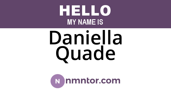 Daniella Quade