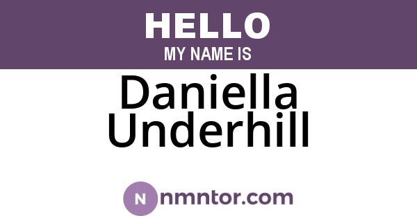Daniella Underhill