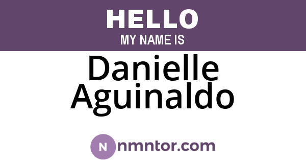 Danielle Aguinaldo