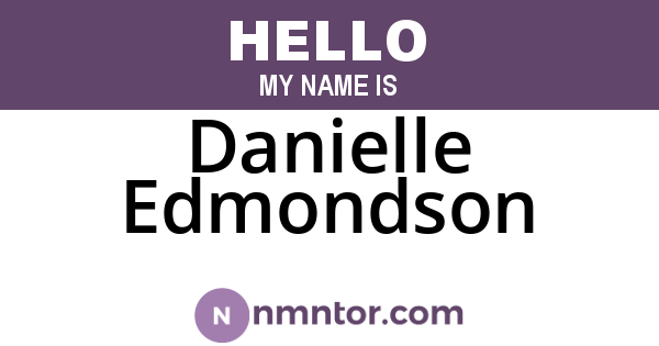 Danielle Edmondson