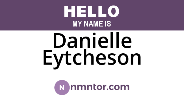 Danielle Eytcheson
