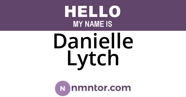 Danielle Lytch
