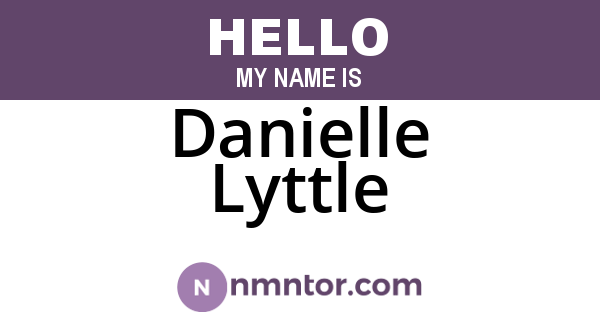 Danielle Lyttle