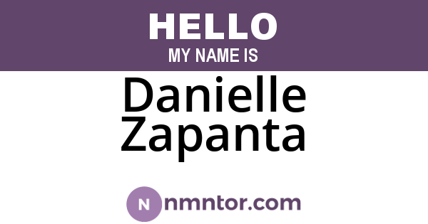 Danielle Zapanta