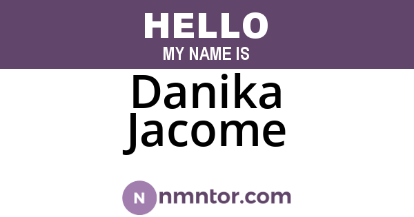 Danika Jacome
